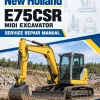 New Holland E75CSR Midi Excavator Service Manual New Holland E75CSR Midi Excavator Service Manual