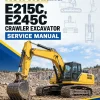 New Holland E215C, E245C Crawler Excavator Service Manual New Holland E215C, E245C Crawler Excavator Service Manual