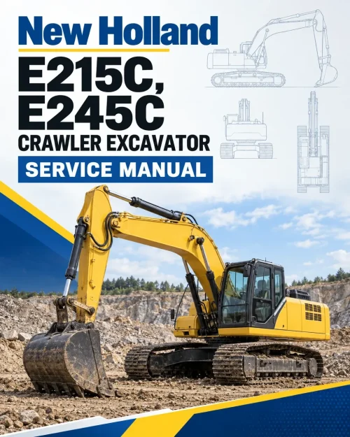 New Holland E215C, E245C Crawler Excavator Service Manual New Holland E215C, E245C Crawler Excavator Service Manual