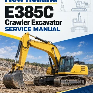 New Holland E385C Crawler Excavator Service Manual