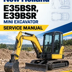 New Holland E35BSR, E39BSR Mini Excavator Service Manual