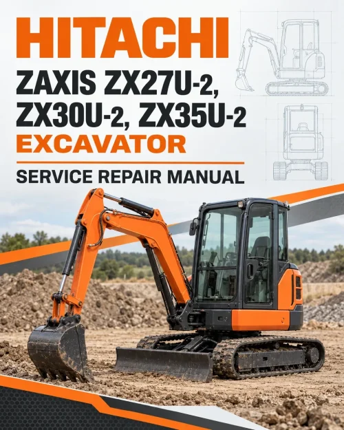 Hitachi Zaxis ZX27U-2, ZX30U-2, ZX35U-2 Excavator Service Repair Manual Hitachi Zaxis ZX27U-2, ZX30U-2, ZX35U-2 Excavator Service Repair Manual