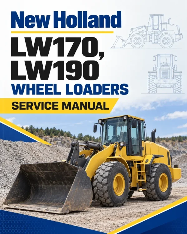 New Holland LW170, LW190 Wheel Loaders Service Manual New Holland LW170, LW190 Wheel Loaders Service Manual