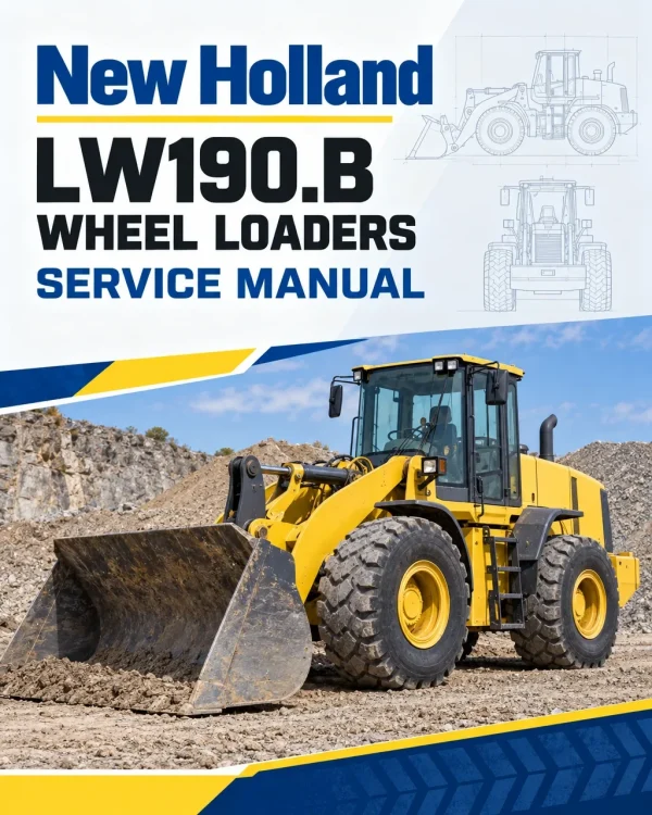 New Holland LW190.B Wheel Loaders Service Manual New Holland LW190.B Wheel Loaders Service Manual