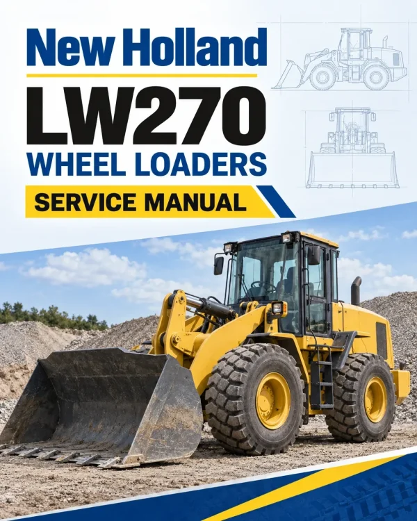 New Holland LW270 Wheel Loaders Service Manual