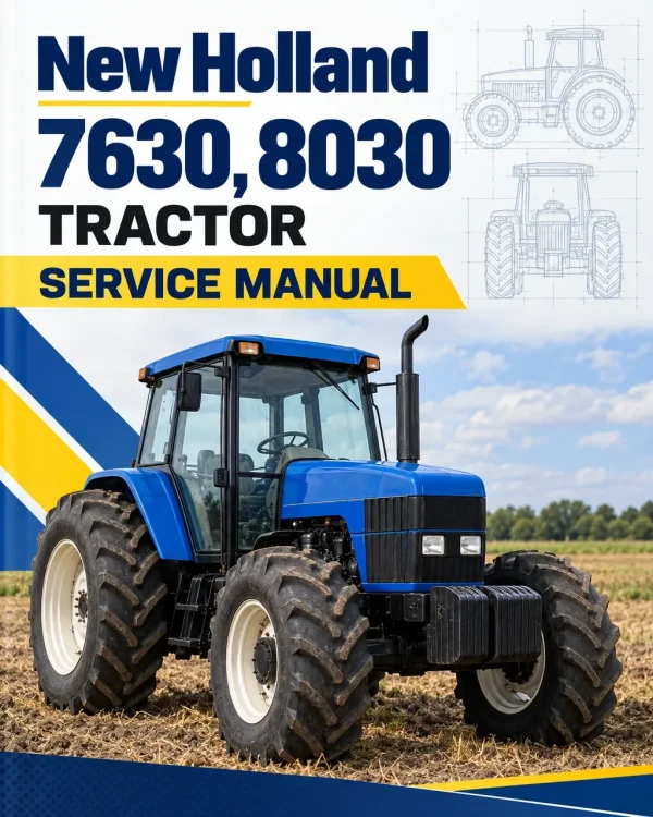 New Holland 7630, 8030 Tractor Service Manual New Holland 7630, 8030 Tractor Service Manual