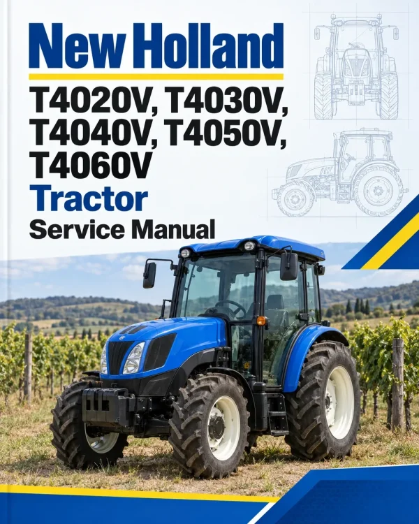 New Holland T4020V, T4030V, T4040V, T4050V, T4060V Tractor Service Manual
