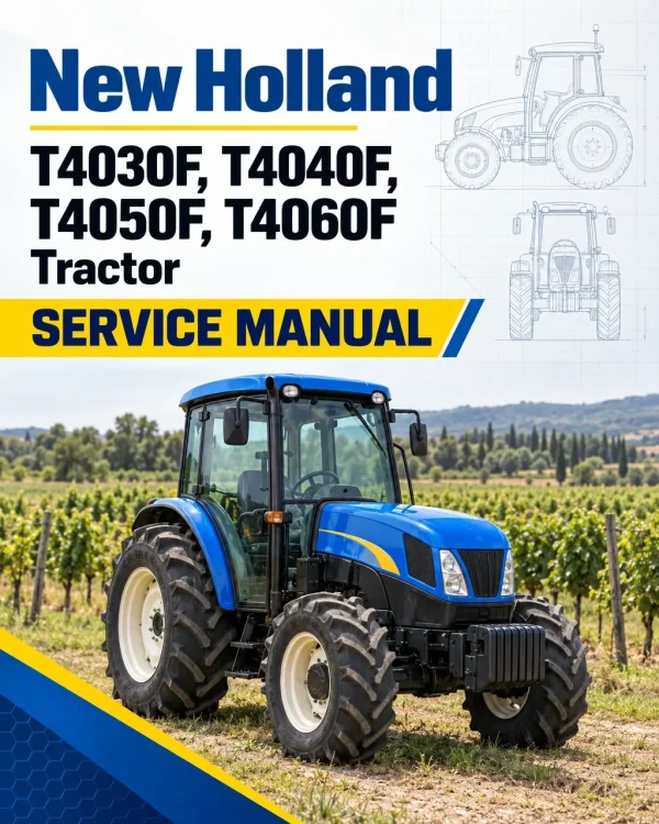 New Holland T4030F, T4040F, T4050F, T4060F Tractor Service Manual New Holland T4030F, T4040F, T4050F, T4060F Tractor Service Manual