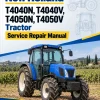 New Holland T4040N, T4040V, T4050N, T4050V Tractor Service Manual