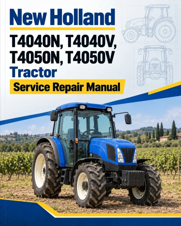 New Holland T4040N, T4040V, T4050N, T4050V Tractor Service Manual