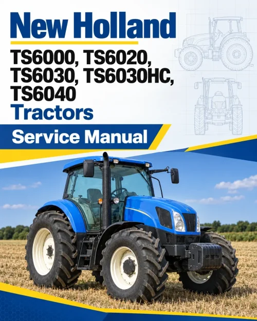 New Holland TS6000, TS6020, TS6030, TS6030HC, TS6040 Tractors Service Manual New Holland TS6000, TS6020, TS6030, TS6030HC, TS6040 Tractors Service Manual