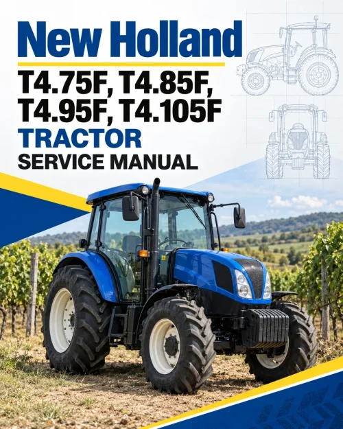New Holland T4.75F, T4.85F, T4.95F, T4.105F Tractor Service Manual New Holland T4.75F, T4.85F, T4.95F, T4.105F Tractor Service Manual
