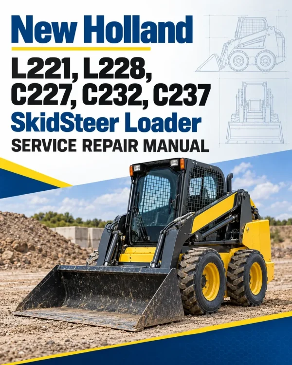 New Holland L221, L228, C227, C232, C237 Tier 4B SkidSteer Loader Manual New Holland L221, L228, C227, C232, C237 Tier 4B SkidSteer Loader Manual