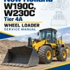 New Holland W190C, W230C Tier 4A Wheel Loader Service Manual New Holland W190C, W230C Tier 4A Wheel Loader Service Manual