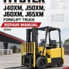 Hyster J40XM, J50XM, J60XM, J65XM Forklift Truck A216 Series Repair Manual (USA)