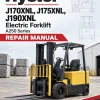 Hyster J170XNL, J175XNL, J190XNL Electric Forklift A250 Series Repair Manual