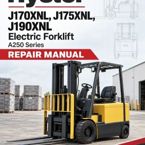 Hyster J170XNL, J175XNL, J190XNL Electric Forklift A250 Series Repair Manual Hyster J170XNL, J175XNL, J190XNL Electric Forklift A250 Series Repair Manual