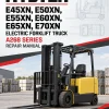 Hyster E45XN, E50XN, E55XN, E60XN, E65XN, E70XN Electric Forklift Truck A268 Series Repair Manual