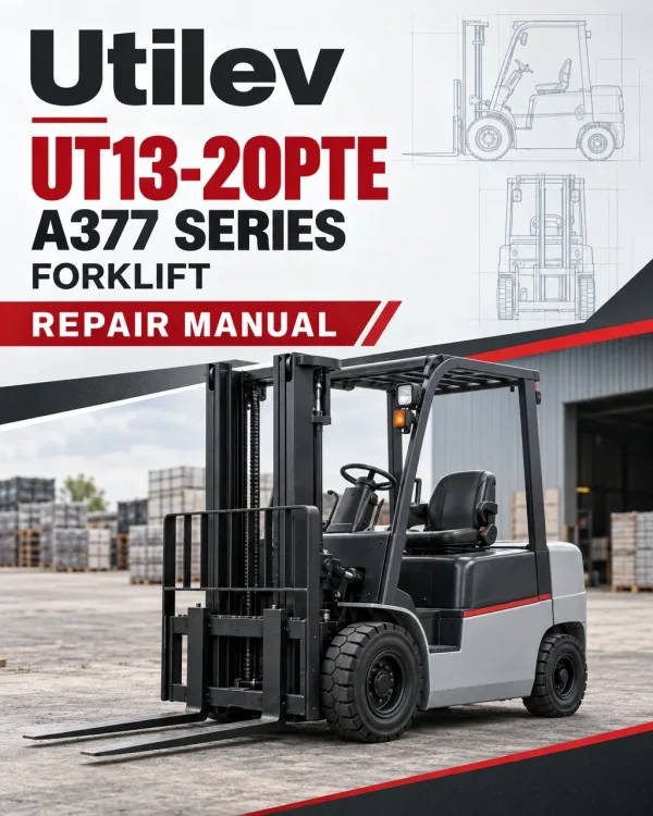 Utilev UT13-20PTE Forklift A377 Series Repair Manual Utilev UT13-20PTE Forklift A377 Series Repair Manual