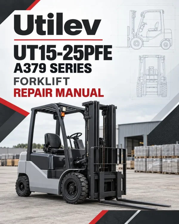Utilev UT15-25PFE Forklift A379 Series Repair Manual Utilev UT15-25PFE Forklift A379 Series Repair Manual