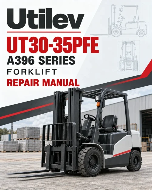 Utilev UT30-35PFE Forklift A396 Series Repair Manual Utilev UT30-35PFE Forklift A396 Series Repair Manual