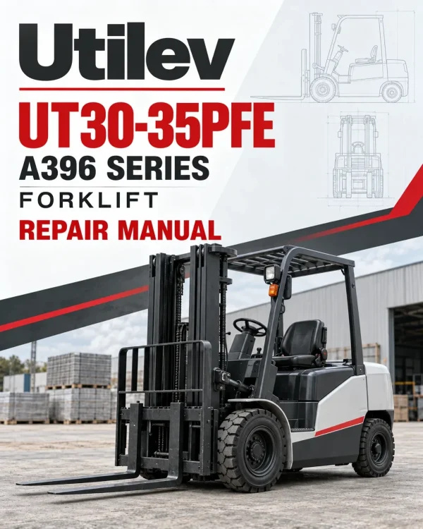 Utilev UT30-35PFE Forklift A396 Series Repair Manual Utilev UT30-35PFE Forklift A396 Series Repair Manual