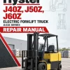Hyster J40Z, J50Z, J60Z Electric Forklift Truck A416 Series Repair Manual (USA)