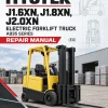 Hyster J1.6XN, J1.8XN, J2.0XN Electric Forklift Truck A935 Series Repair Manual (EU) Hyster J1.6XN, J1.8XN, J2.0XN Electric Forklift Truck A935 Series Repair Manual (EU)