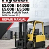 Hyster E3.00B, E4.00B, E5.00B, E5.50B Electric Forklift Truck B098 Series Repair Manual (EU) Hyster E3.00B, E4.00B, E5.00B, E5.50B Electric Forklift Truck B098 Series Repair Manual (EU)