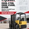 Hyster E60B, E70B, E80B, E100B, E120B Electric Forklift Truck B098 Series Repair Manual