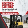 Hyster E30HSD2, E35HSD2, E40HSD2 Electric Forklift Truck B219 Series Repair Manual Hyster E30HSD2, E35HSD2, E40HSD2 Electric Forklift Truck B219 Series Repair Manual