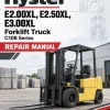 Hyster E2.00XL, E2.50XL, E3.00XL Forklift Truck C108 Series Repair Manual (EU) Hyster E2.00XL, E2.50XL, E3.00XL Forklift Truck C108 Series Repair Manual (EU)