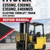Hyster E25XM2, E30XM2, E35XM2, E40XM2S Electric Forklift Truck D114 Series Repair Manual (USA) Hyster E25XM2, E30XM2, E35XM2, E40XM2S Electric Forklift Truck D114 Series Repair Manual (USA)