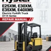 Hyster E25XM, E30XM, E35XM, E40XMS Electric Forklift Truck D114 Series Repair Manual (USA) Hyster E25XM, E30XM, E35XM, E40XMS Electric Forklift Truck D114 Series Repair Manual (USA)
