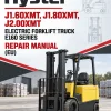 Hyster J1.60XMT, J1.80XMT, J2.00XMT Electric Forklift Truck E160 Series Repair Manual (EU)