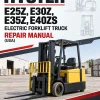 Hyster E25Z, E30Z, E35Z, E40ZS Electric Forklift Truck F114 Series Repair Manual (USA)