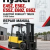 Hyster E45Z, E50Z, E55Z, E60Z, E65Z Electric Forklift Truck G108 Series Repair Manual (USA) Hyster E45Z, E50Z, E55Z, E60Z, E65Z Electric Forklift Truck G108 Series Repair Manual (USA)