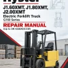 Hyster J1.60XMT, J1.80XMT, J2.00XMT Electric Forklift Truck G160 Series Repair Manual (Up to SN G160A03111W)