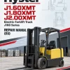 Hyster J1.60XMT, J1.80XMT, J2.00XMT Electric Forklift Truck J160 Series Repair Manual (EU)