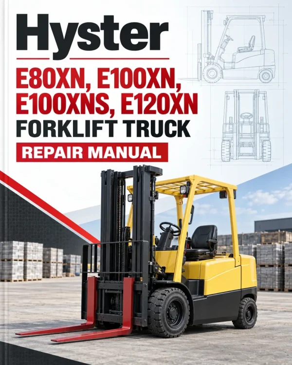 Hyster E80XN, E100XN, E100XNS, E120XN Forklift Truck A099 Series Repair Manual