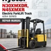 Hyster N30XMXDR, N45XMXR Electric ForkLift Truck A264 Series Repair Manual Hyster N30XMXDR, N45XMXR Electric ForkLift Truck A264 Series Repair Manual