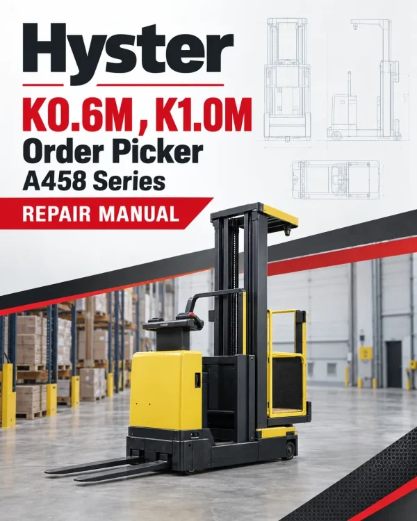 Hyster K0.6M , K1.0M Order Picker A458 Series Repair Manual
