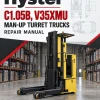 Hyster C1.05B, V35XMU Man-Up Turret Trucks A468 Series Repair Manual Hyster C1.05B, V35XMU Man-Up Turret Trucks A468 Series Repair Manual