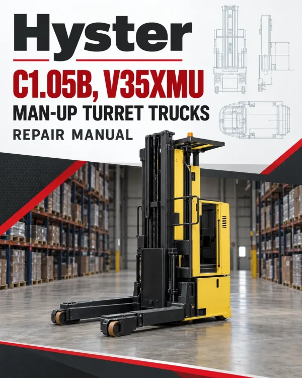 Hyster C1.05B, V35XMU Man-Up Turret Trucks A468 Series Repair Manual Hyster C1.05B, V35XMU Man-Up Turret Trucks A468 Series Repair Manual