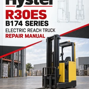 Hyster R30ES Electric Reach Truck B174 Series Repair Manual Hyster R30ES Electric Reach Truck B174 Series Repair Manual