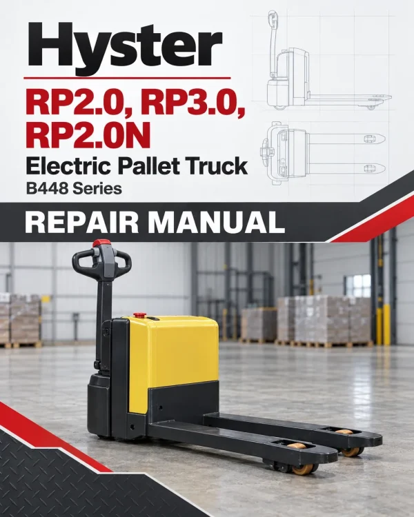 Hyster RP2.0, RP3.0, RP2.0N Electric Pallet Truck B448 Series Repair Manual