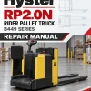 Hyster RP2.0N Rider Pallet Truck B449 Series Repair Manual