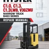 Hyster C1.0, C1.3, C1.3LWB, V30ZMU Narrow Truck B463 Series Repair Manual Hyster C1.0, C1.3, C1.3LWB, V30ZMU Narrow Truck B463 Series Repair Manual