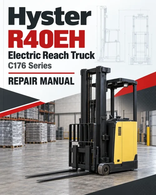 Hyster R40EH Electric Reach Truck C176 Series Repair Manual Hyster R40EH Electric Reach Truck C176 Series Repair Manual