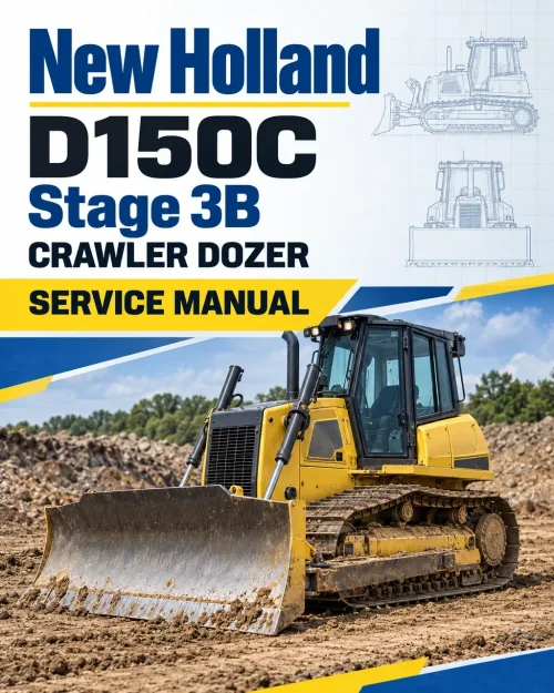New Holland D150C Stage 3B Crawler Dozer Service Manual